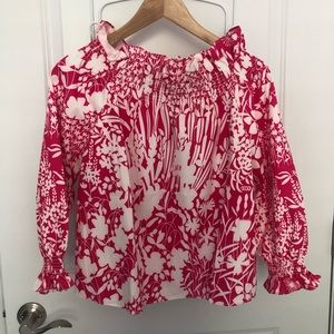 Tuckernuck off the shoulder blouse